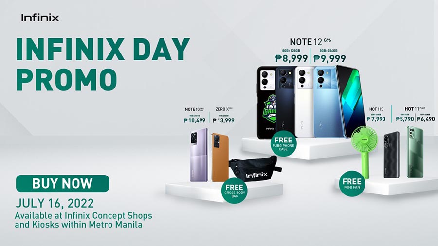 Get ready for the Infinix Day promo this July 16