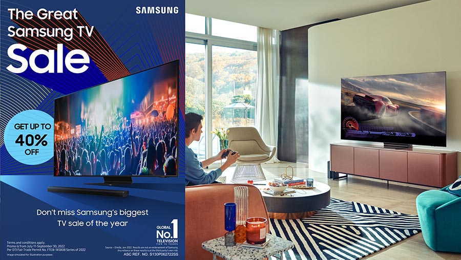 Samsung TVs, Soundbars are 40% off at the Great Samsung Sale