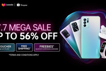 Get up to 56% discount on Shopee, Lazada this OPPO 7.7 Sale