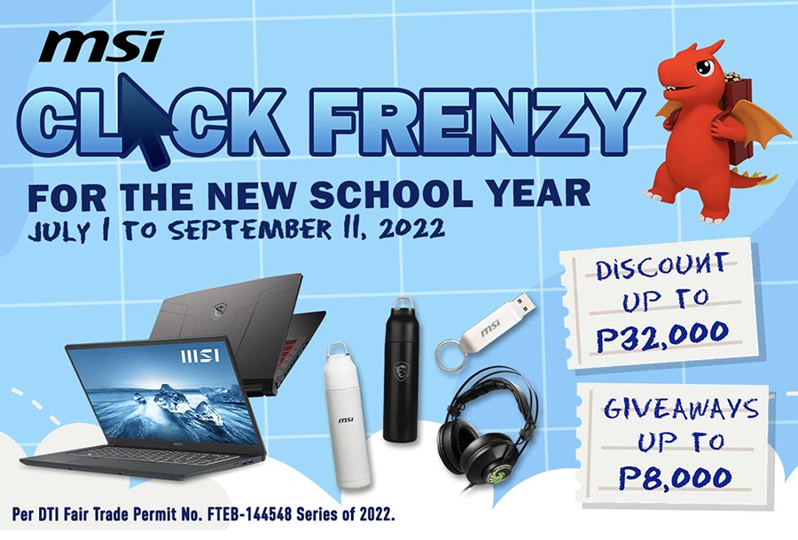 MSI Back to School Promo: Click Frenzy for the New School Year!