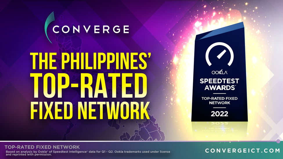 Converge is the Top-Rated ISP in the Philippines
