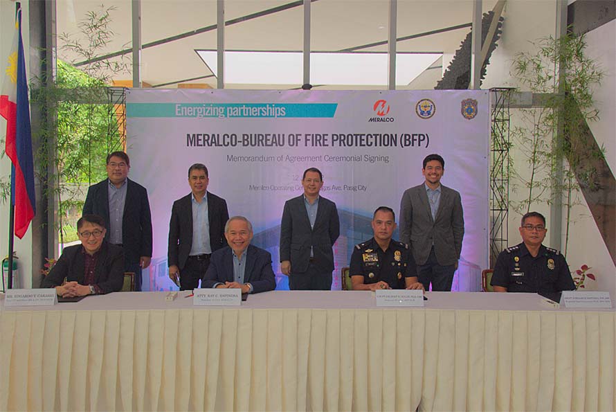 Meralco and BFP partner to strengthen Emergency Response within the NCR