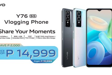 Save up to P2000 when you purchase vivo Y76 5G!
