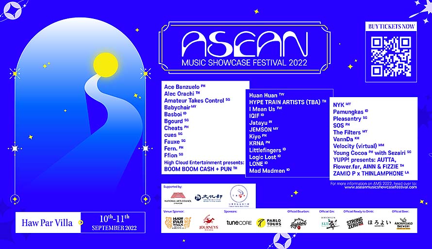 ASEAN Music Showcase Festival 2022 unveils all-star Asian multi-genre lineup