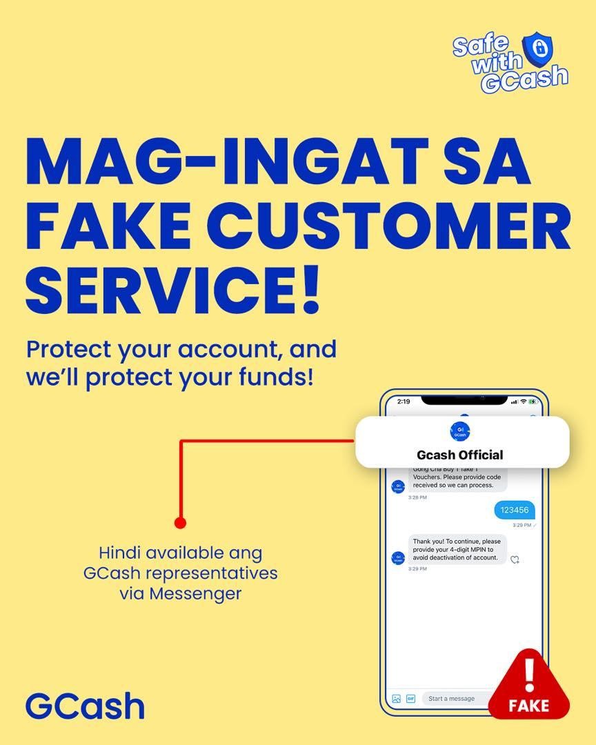 GCash shares tips on how to avoid being scammed