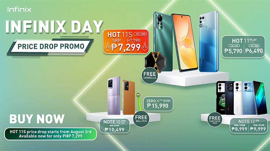 Infinix Day HOT 11S Price Drop Promo
