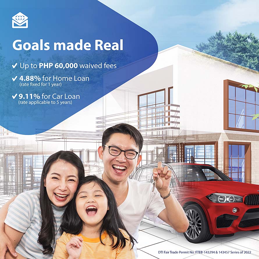Turn your goals into reality with Metrobank’s 60th Anniversary Car and Home Loan promo