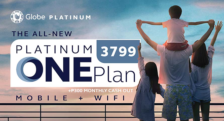 Get Globe’s latest innovation: All-in-one Platinum ONE Plan for best connectivity and customer care experience