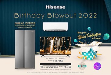 Treat yourself and your family with a Global quality TV from Hisense