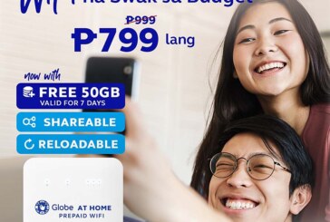 Globe At Home Prepaid WiFi promo offers free 50GB data