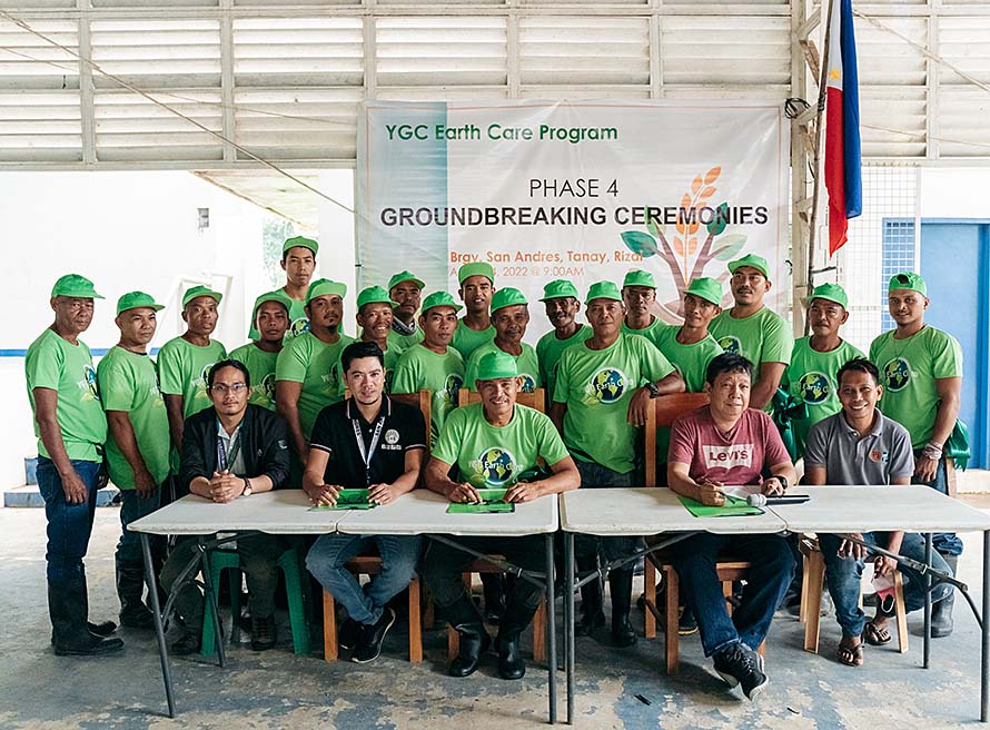 Yuchengco Group partners with the Indigenous People of Tanay for a 100-hectare Reforestation Project in Sierra Madre