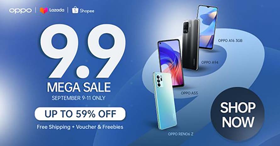 Watch out for Incredible Deals, Discounts of up to 59% Off in OPPO’s 9.9 Mega Sale!