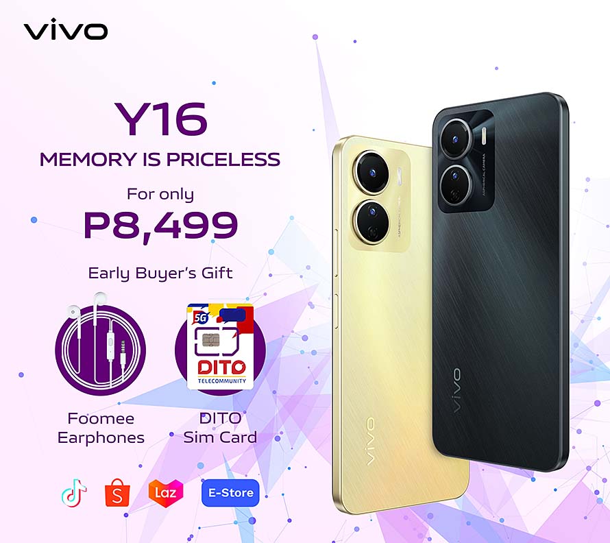 Bigger vivo Y16 comes with 128GB storage and 5,000mAh battery now officially available in the Philippines