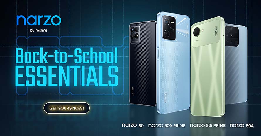 Back-to-school narzo smartphones for each student type