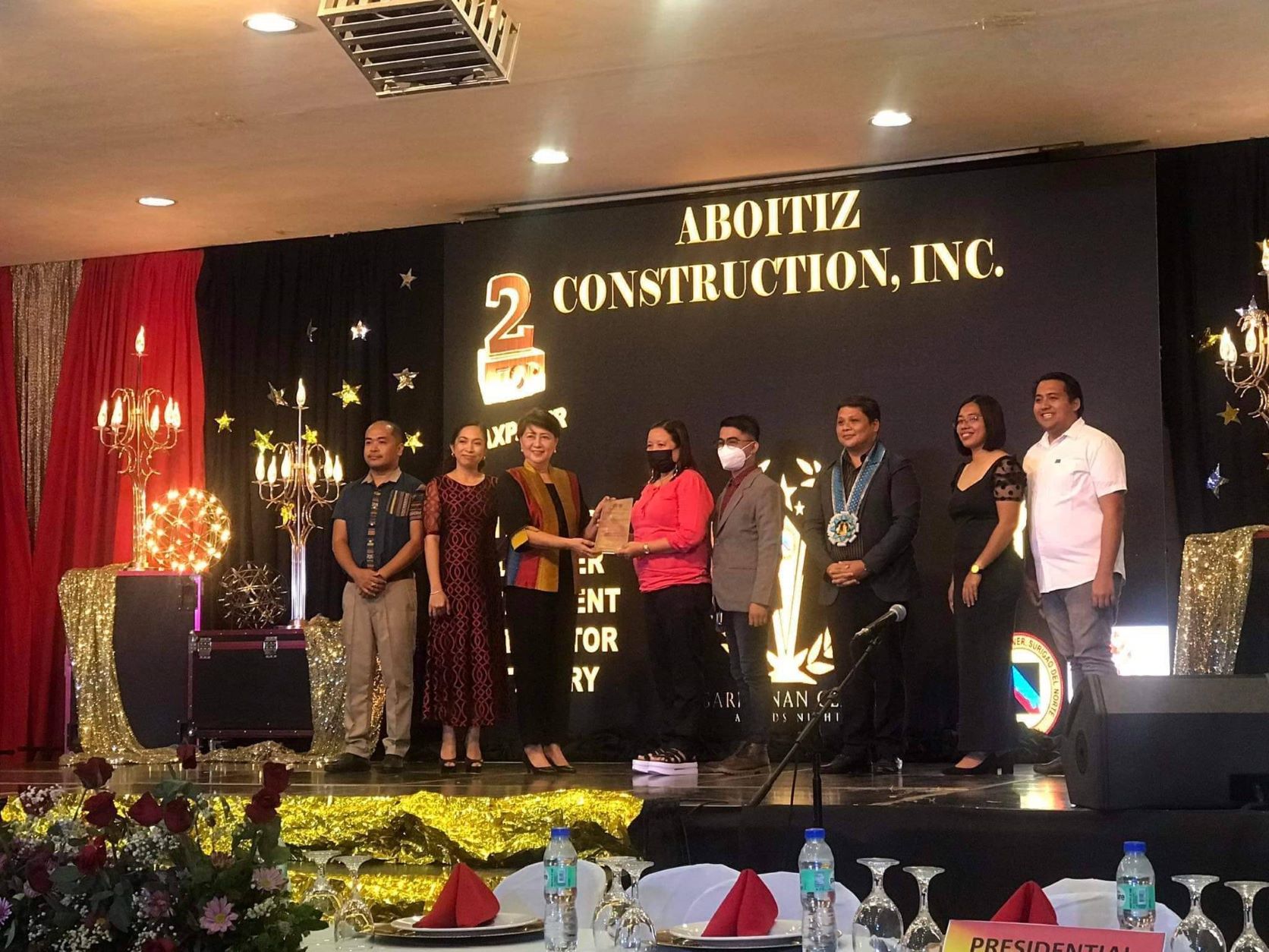 Aboitiz Construction named Top 2 business taxpayer in Claver, Surigao del Norte