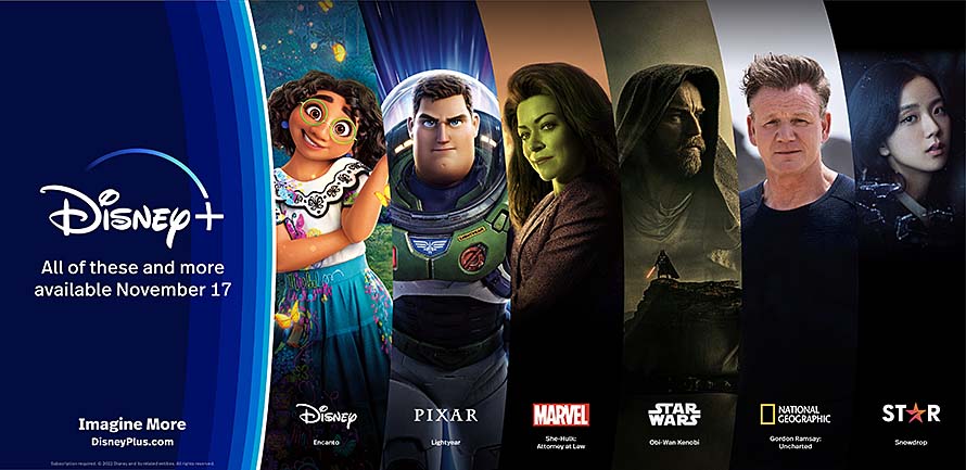 Disney+ will be available in the Philippines starting November 17