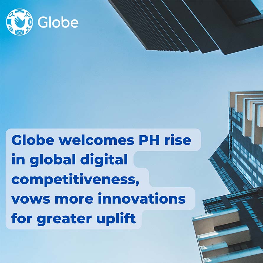 Globe Group welcomes PH rise in global digital competitiveness, vows more innovations for greater uplift