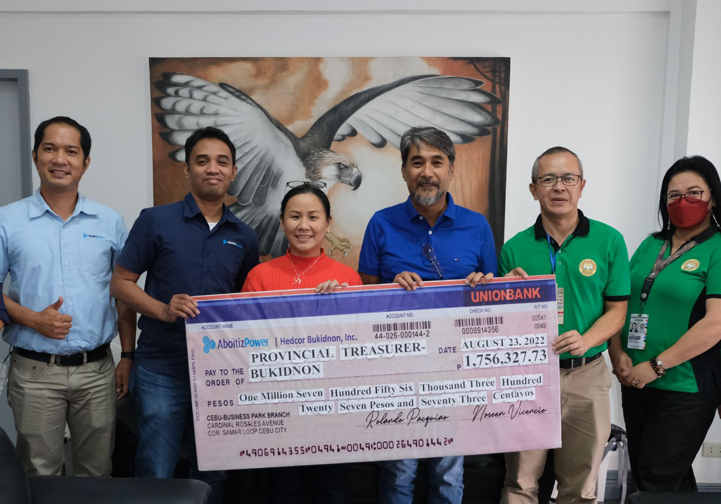 Hedcor turns over P9.7M community shares to Bukidnon