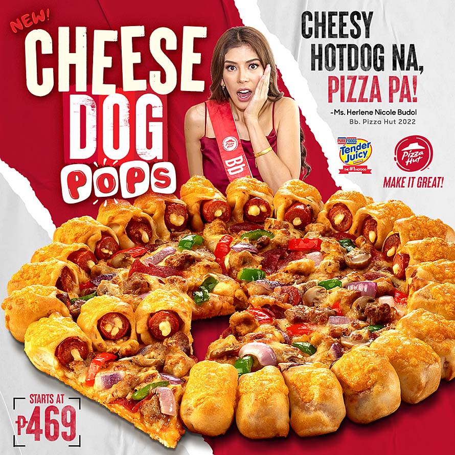 Super cheesy bite-sized glizzies: Pizza Hut’s all-new Cheesedog Pops pizza might just be your new favorite