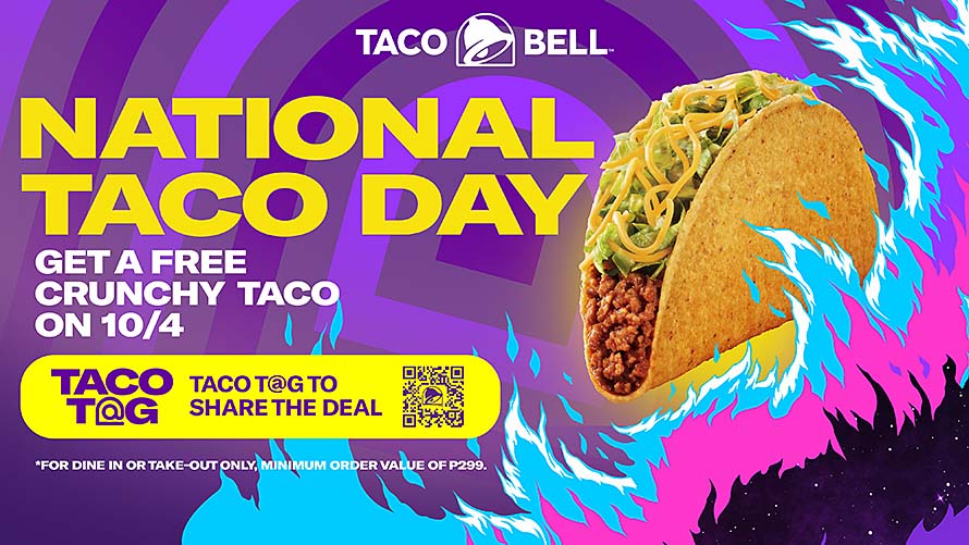 Taco Bell® Philippines celebrates National Taco Day with World’s Biggest Game of Taco T@g