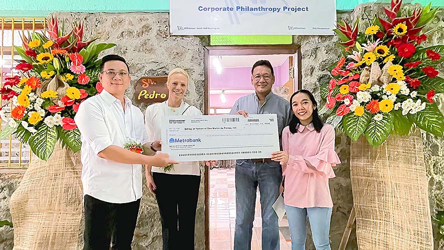 Wilhelmsen Donates to Bahay at Yaman to help build culinary learning facility at a local shelter for children