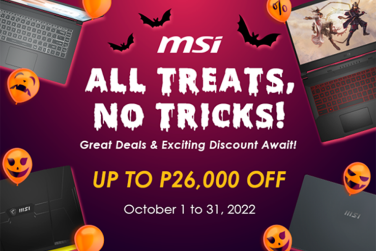 No Tricks, just treats! At MSI’s Halloween Sale, various laptops are discounted by up to ?26,000.