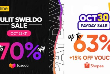 realme joins 10.30 Payday Sale on Shopee and Lazada
