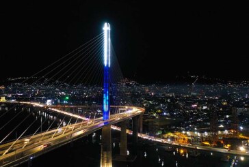 PH’s longest, tallest bridge shines in blue on World Children’s Day