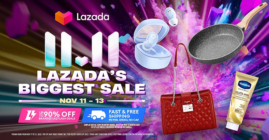 11.11 Lazada Biggest Sale brings consumers LazLive+ Festival and fashion and beauty trends, supports sellers to drive deeper customer connections