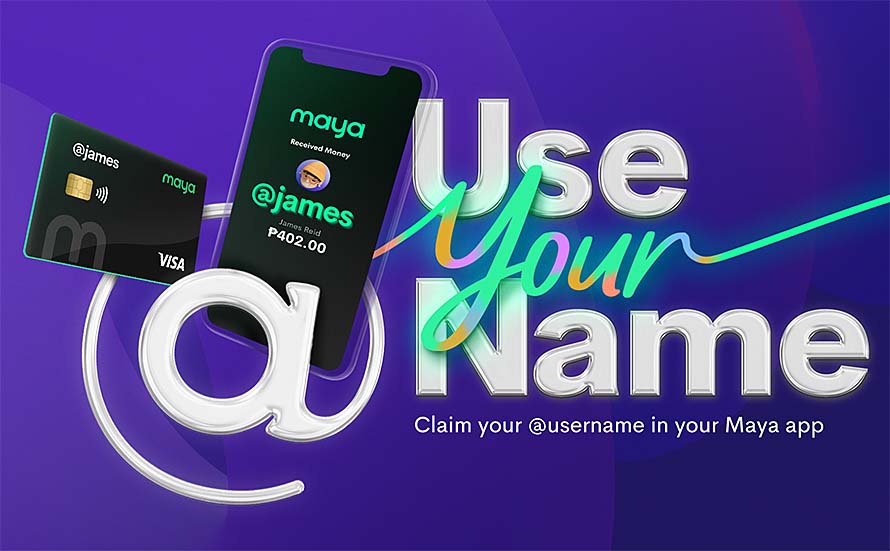 You can now @UseYourName to send and receive money with Maya!