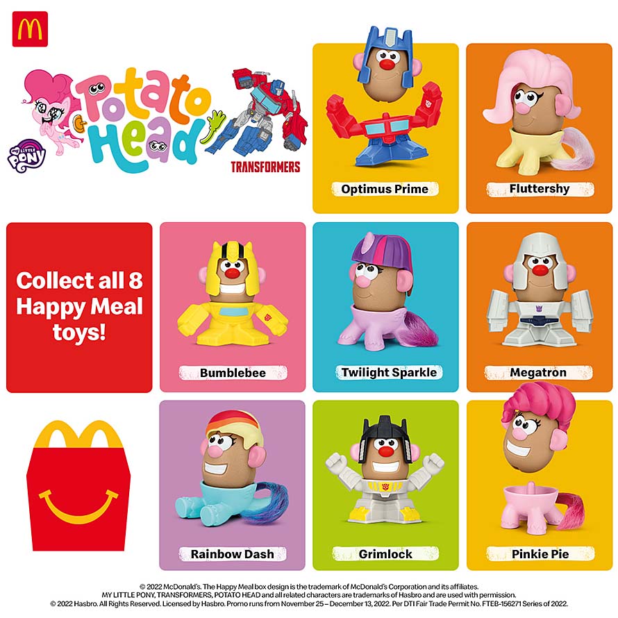 Amp up your imagination with the McDonald’s NEW Potato Head Happy Meal!