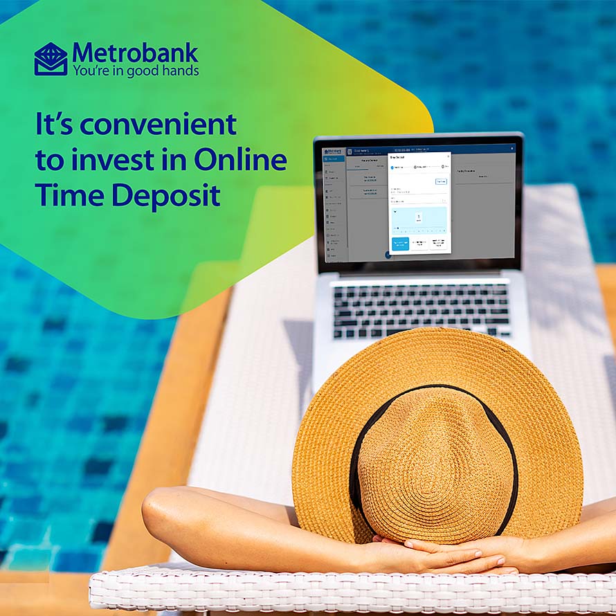 Check out Metrobank Online Time Deposit and make your savings earn for you