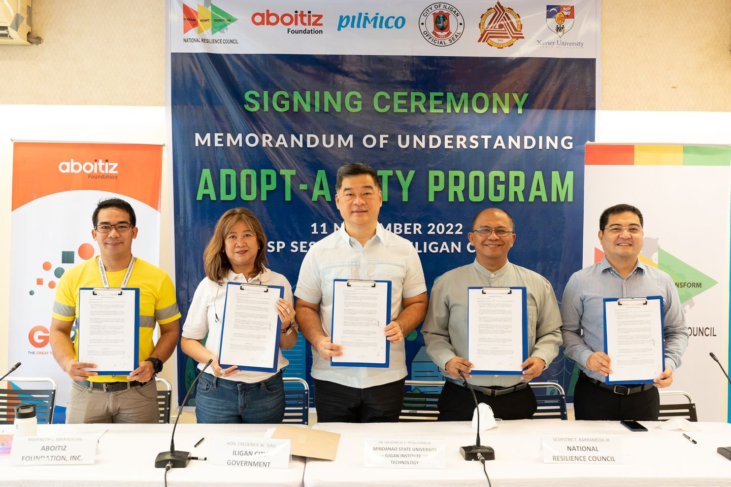 Iligan joins Model Resilient Cities through Aboitiz Foundation and National Resilience Council’s Adopt-a-City partnership