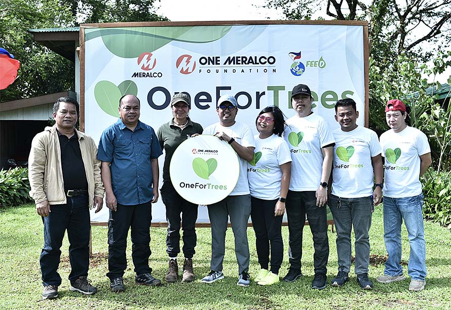 One Meralco Foundation’s One For Trees implemented in the Sierra Madre Mountains