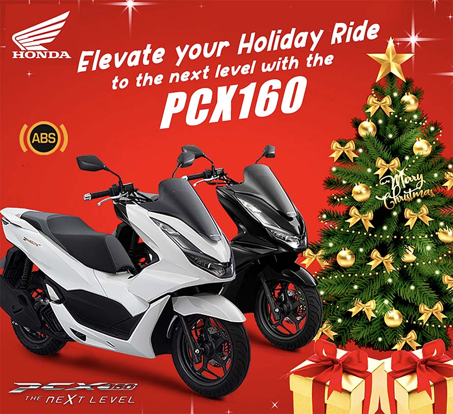 Top 5 Reasons Why the PCX160 is the next level Holiday Ride to Get you into the spirit