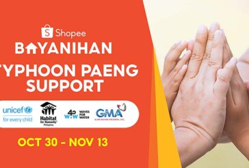 Help the victims of Typhoon Paeng via Shopee