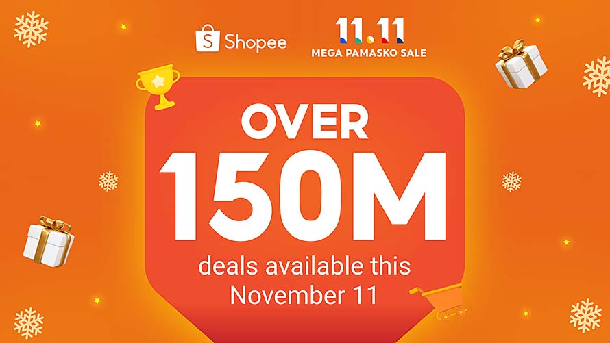 Filipinos turn to Shopee’s 11.11 Mega Pamasko Sale as over 150M deals were up for grabs in the Philippines