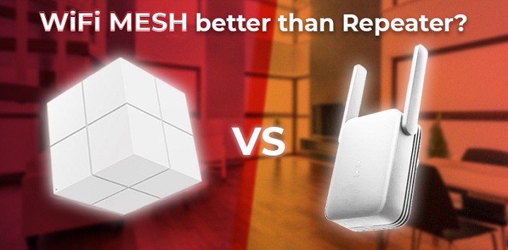 WiFi Mesh vs. WiFi repeater: Which works better in eliminating dead spots at home?