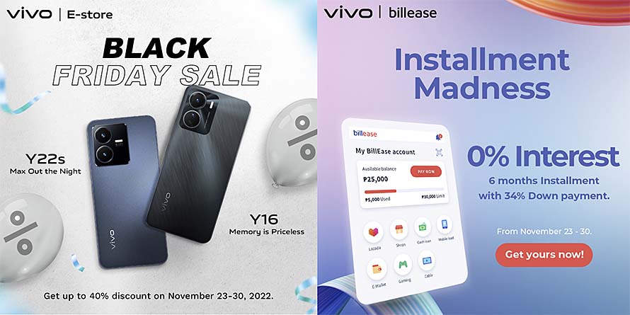 vivo Philippines announces week-long Black Friday Sale this November 23-30!