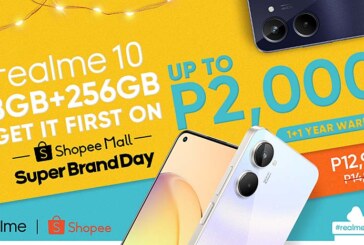 Catch the realme 10 8GB+256GB first-selling with P2,000 OFF on November 17-18!