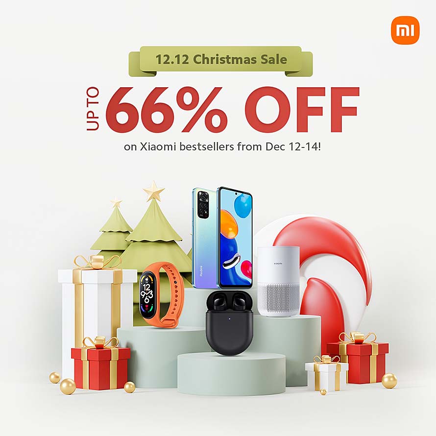 Christmas bonanza at Xiaomi’s 12.12 Sale offers up to 66% off from December 12-14