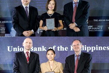 The Asian Banker recognizes UnionBank as 3-time Best Retail Bank in the Philippines and Best Digital Banking Services in the Philippines