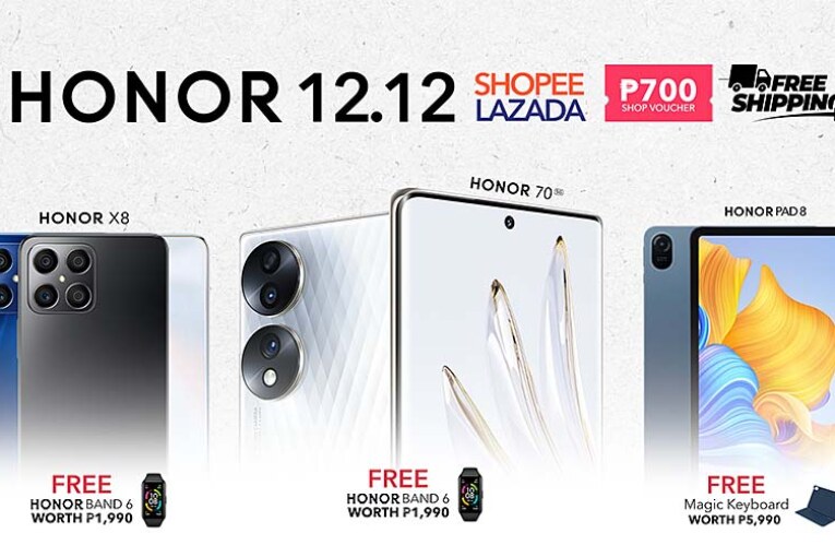 HONOR announces exciting deals on Lazada and Shopee 12.12 Sale