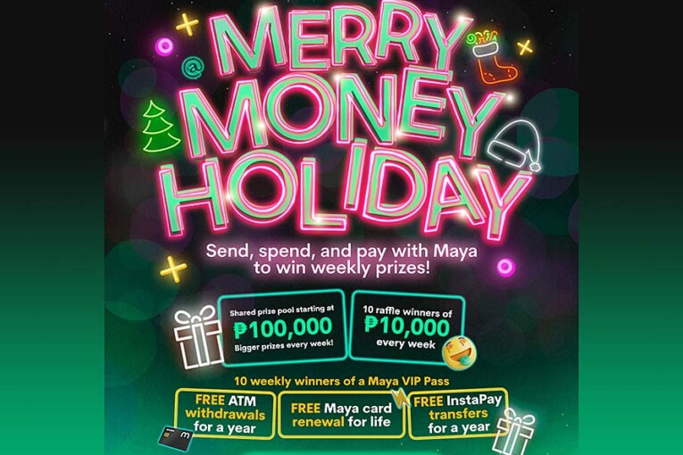 Maya spreads Christmas joy with Merry Money Holiday Promo