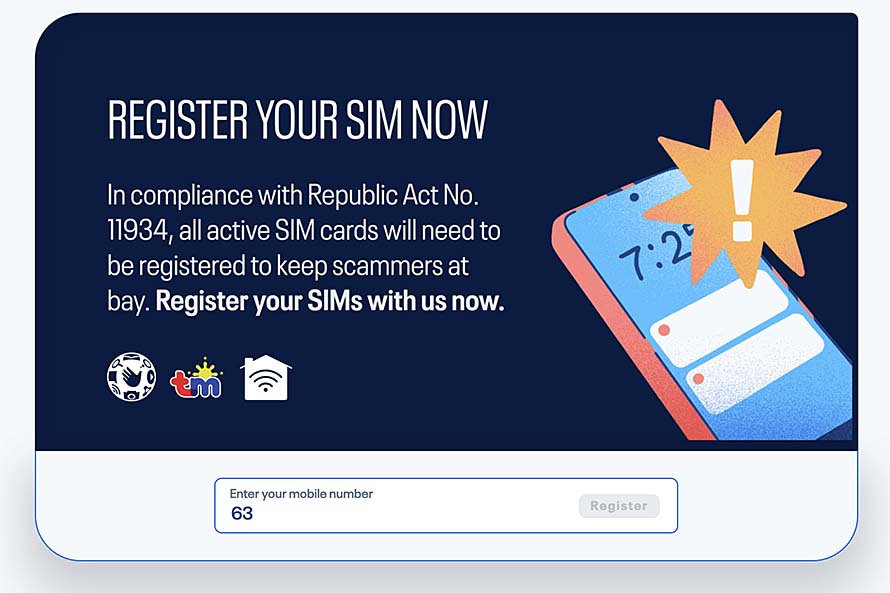 Globe logs 1.5 million SIM registrations as portal optimized