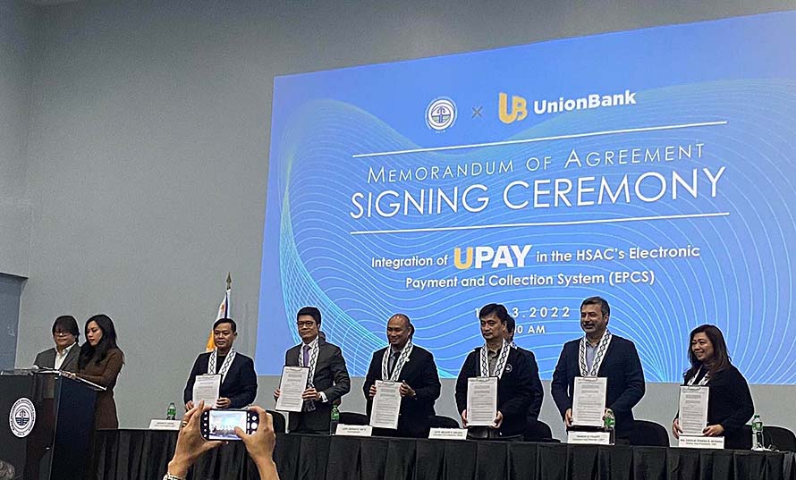 HSAC Techs Up with UnionBank’s UPAY for digital settlement of fees