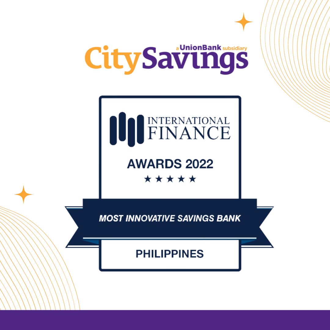 CitySavings named Most Innovative Savings Bank Philippines 2022