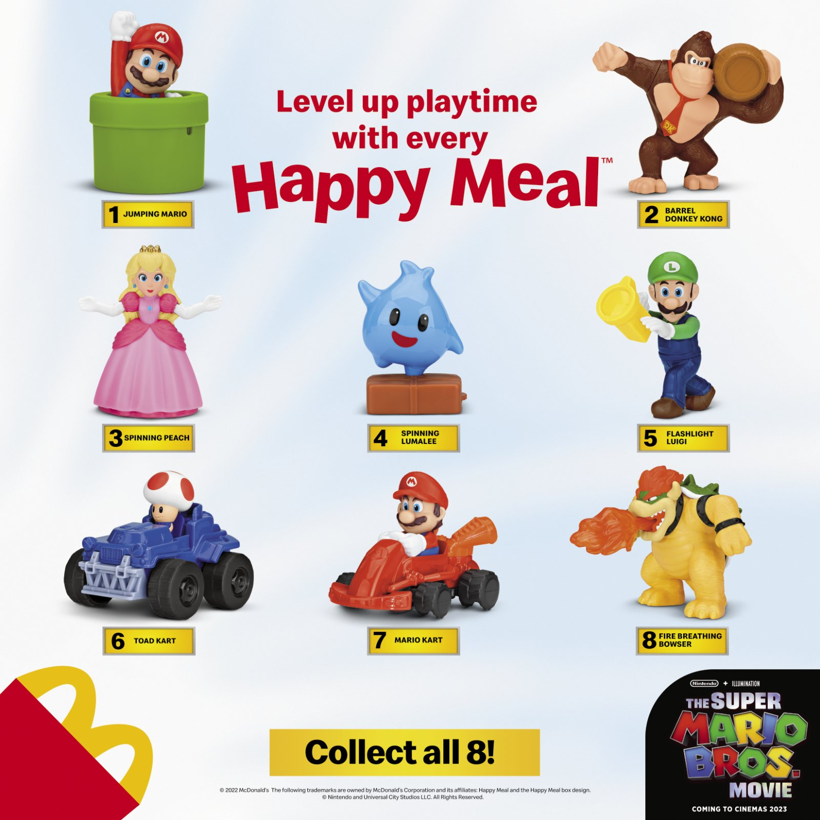 Super Mario Happy Meal Toys 2024 - Lotta Rhiamon