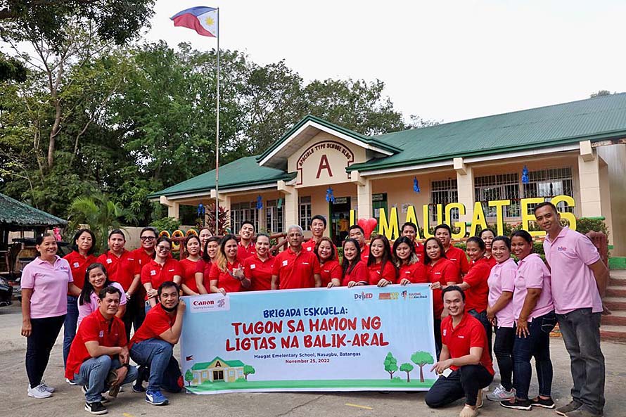 Canon gives back to local community, in celebration of its 25th anniversary in the Philippines