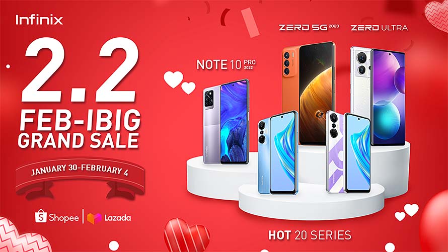 Get your special someone an early Valentine’s gift this Infinix Payday Sale on Shopee and Lazada